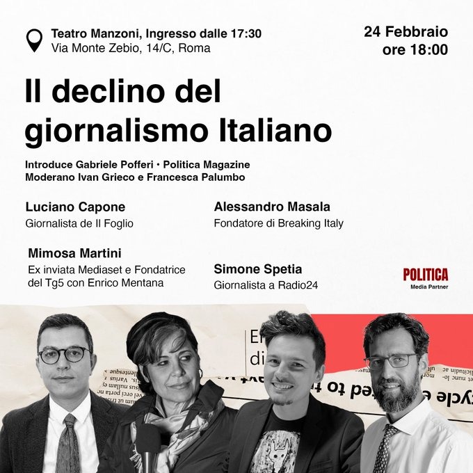 Il declino del giornalismo Italiano